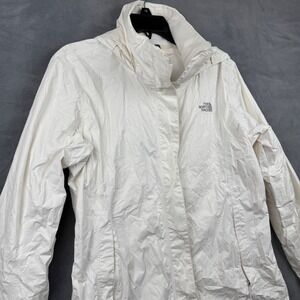 The North Face Women's White Lightweight Hooded Jacket